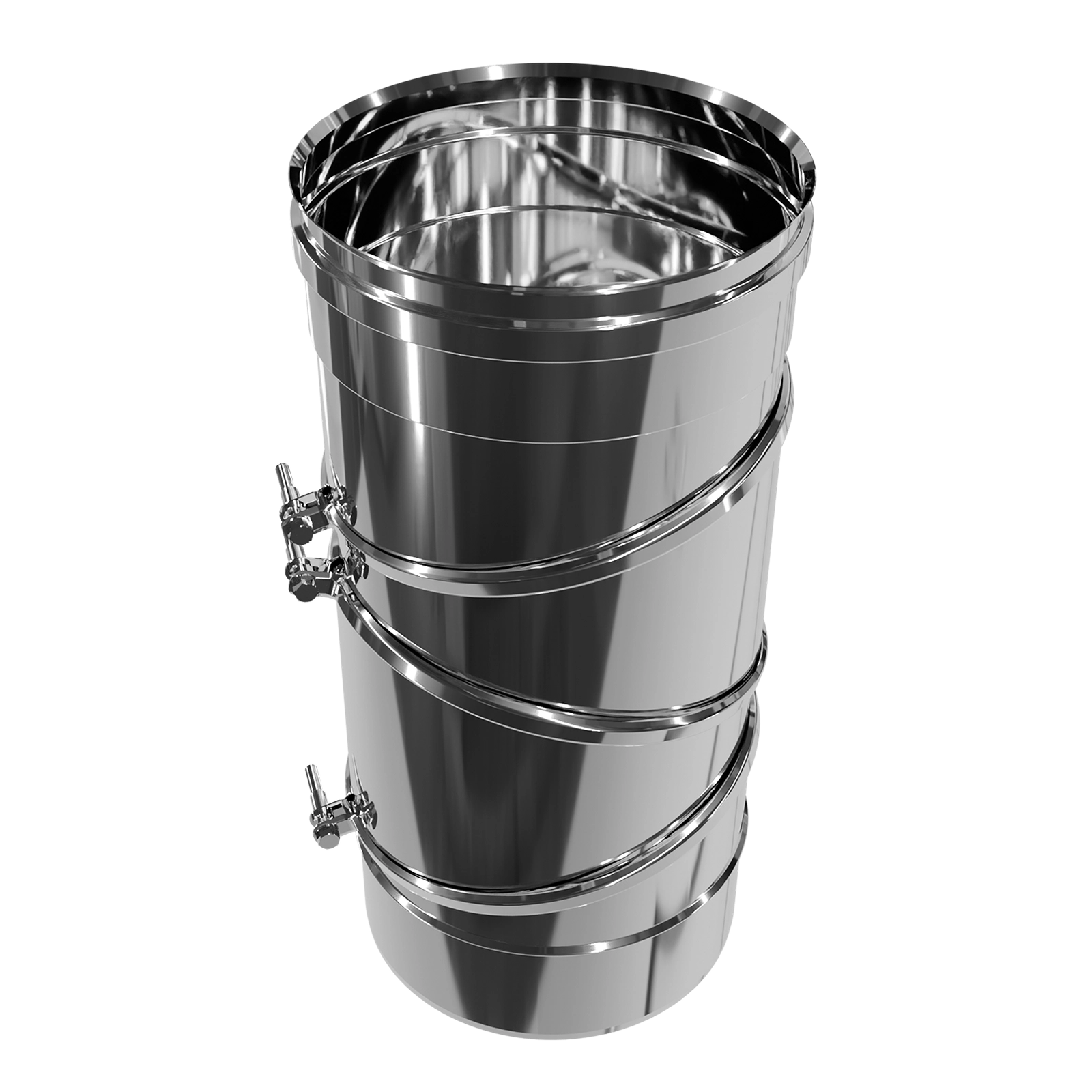 Коліно 0-90°, нержавіюча сталь Versia-Lux  - фото 8