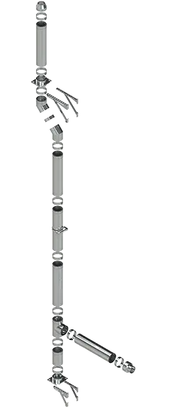 Дымоходная система тип 4 / камин
