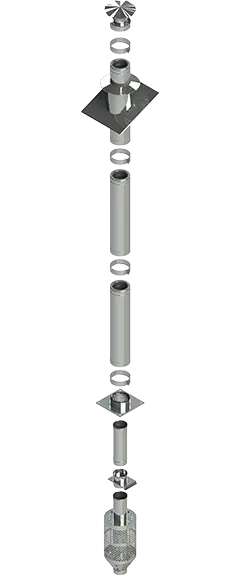 Дымоходная система тип 9 / баня и сауна