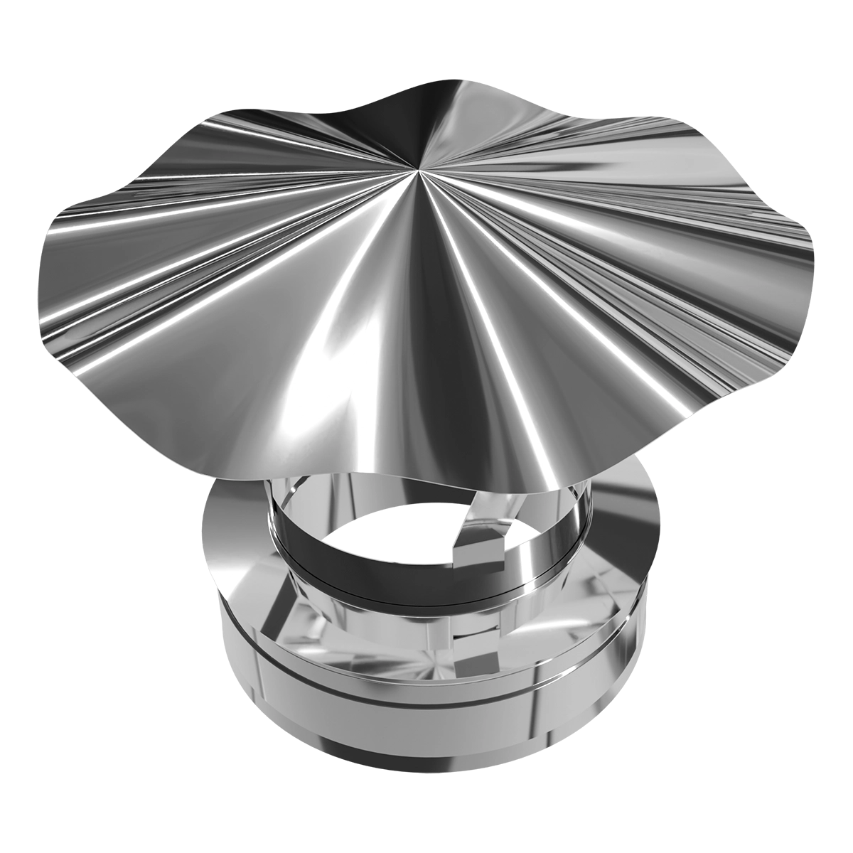 Грибок двостінний, нержавіюча сталь + нержавіючий кожух Versia-Lux  - фото 3