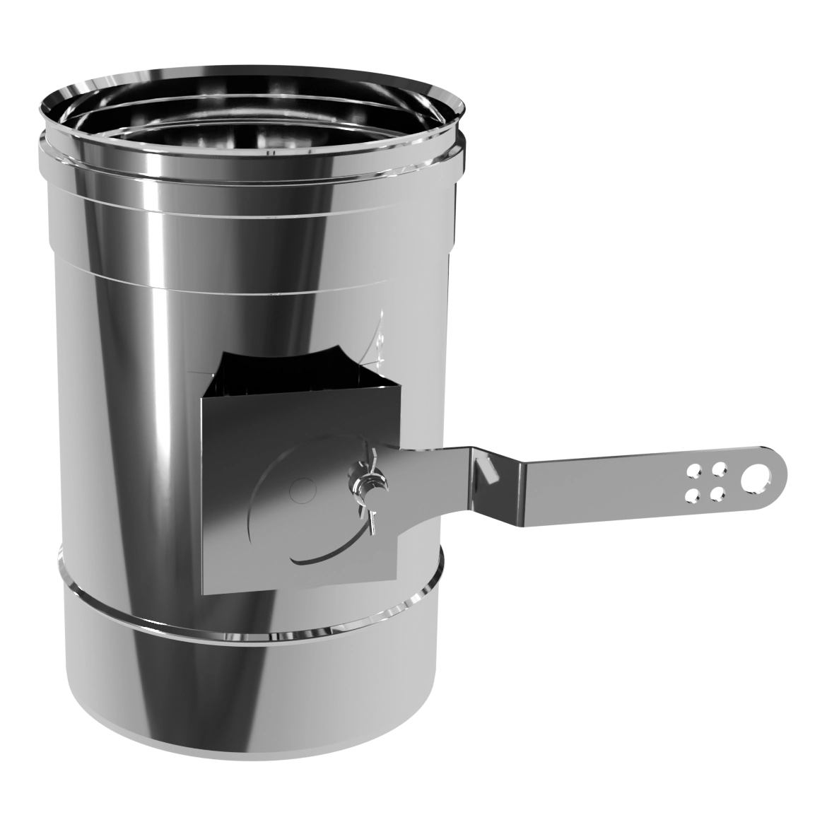 Регулятор тяги, нержавіюча сталь Versia-Lux  - фото 1