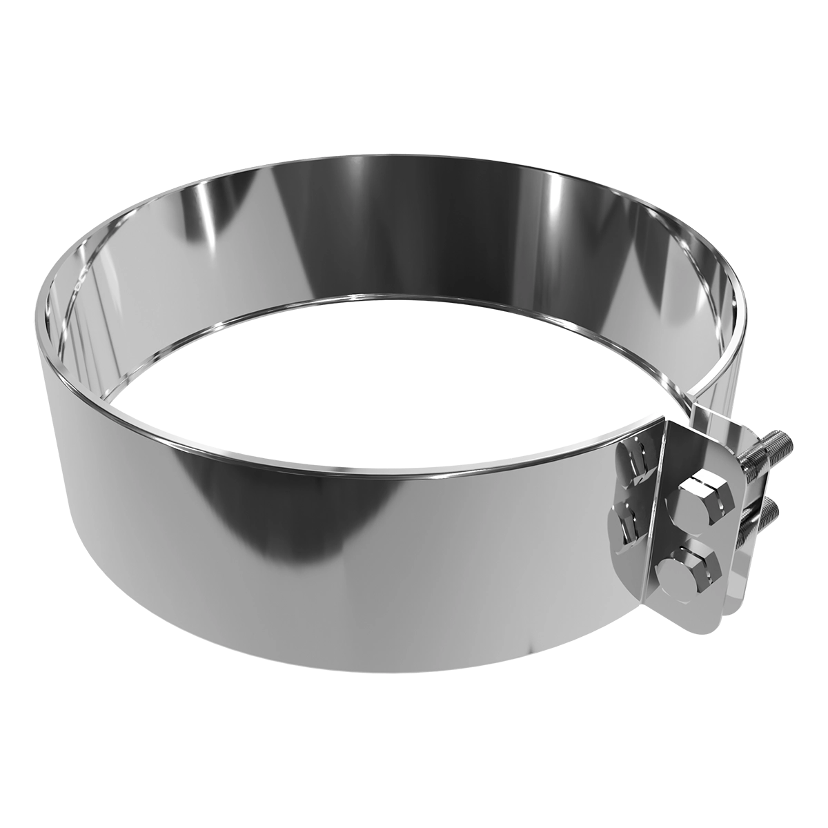 Хомут обжимний, нержавіюча сталь Versia-Lux  - фото 1