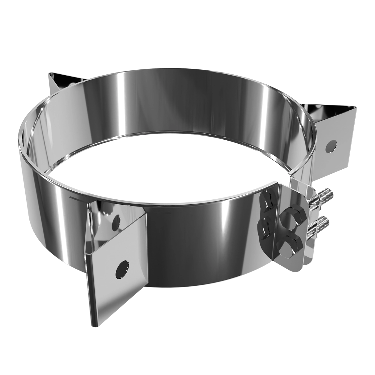 Хомут під розтяжки, нержавіюча сталь Versia-Lux  - фото 1