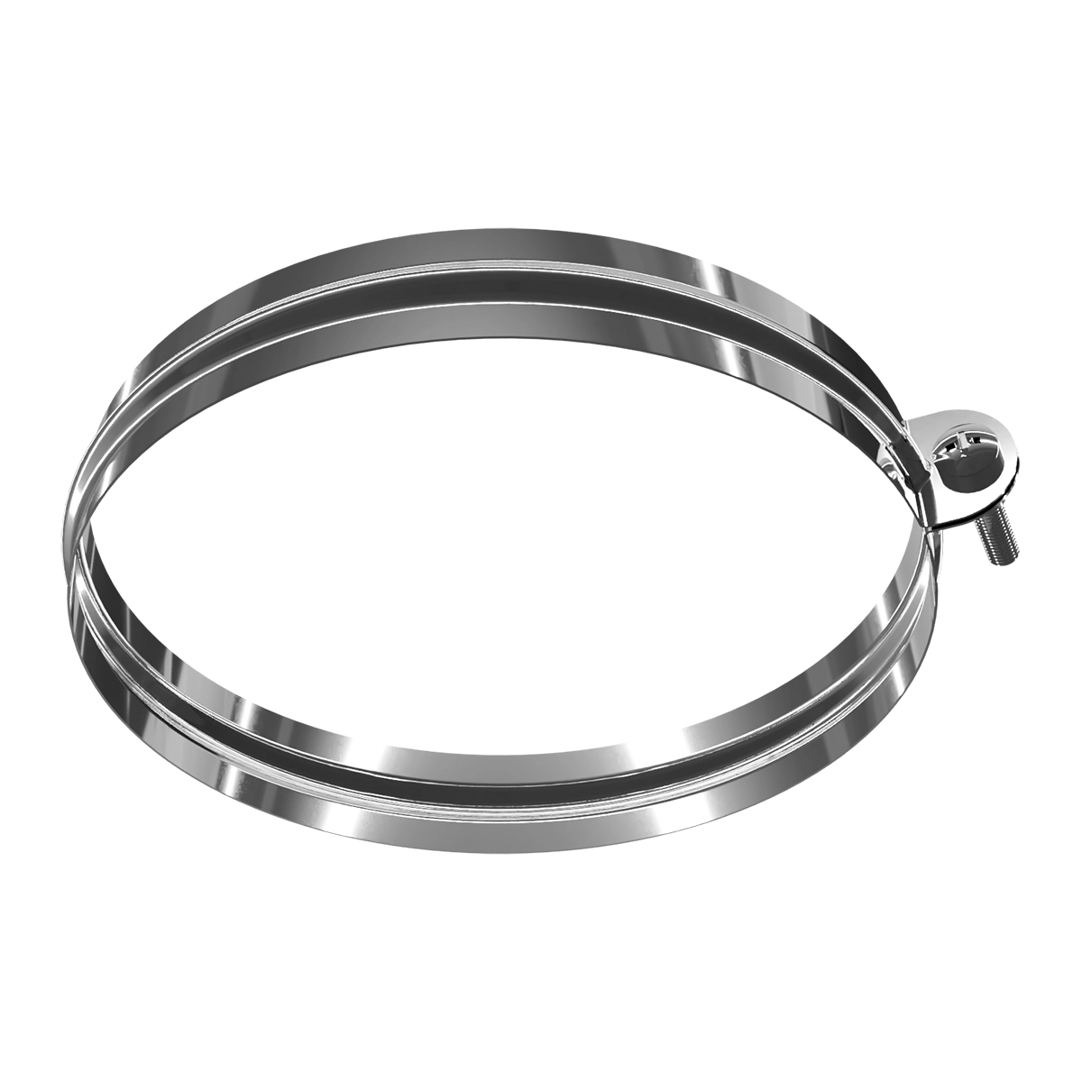 Хомут вузький, нержавіюча сталь Versia-Lux  - фото 4