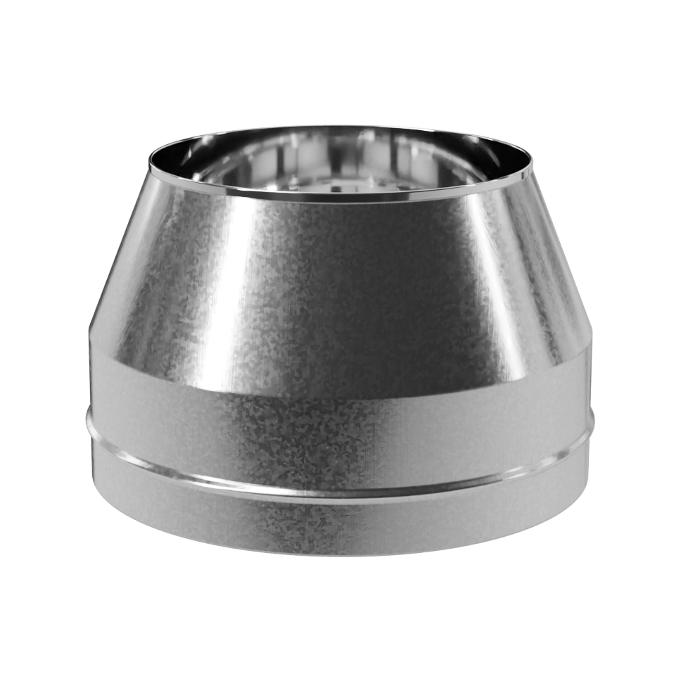 Конус, нержавіюча сталь + оцинкований кожух Versia-Lux  - фото 1