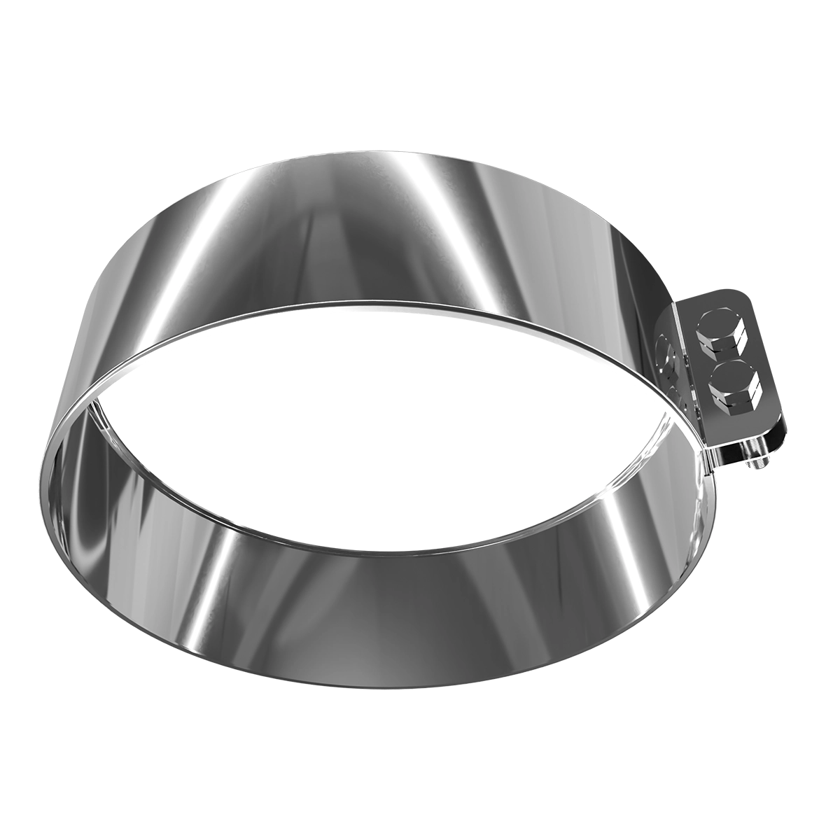 Хомут обжимний, нержавіюча сталь Versia-Lux  - фото 4