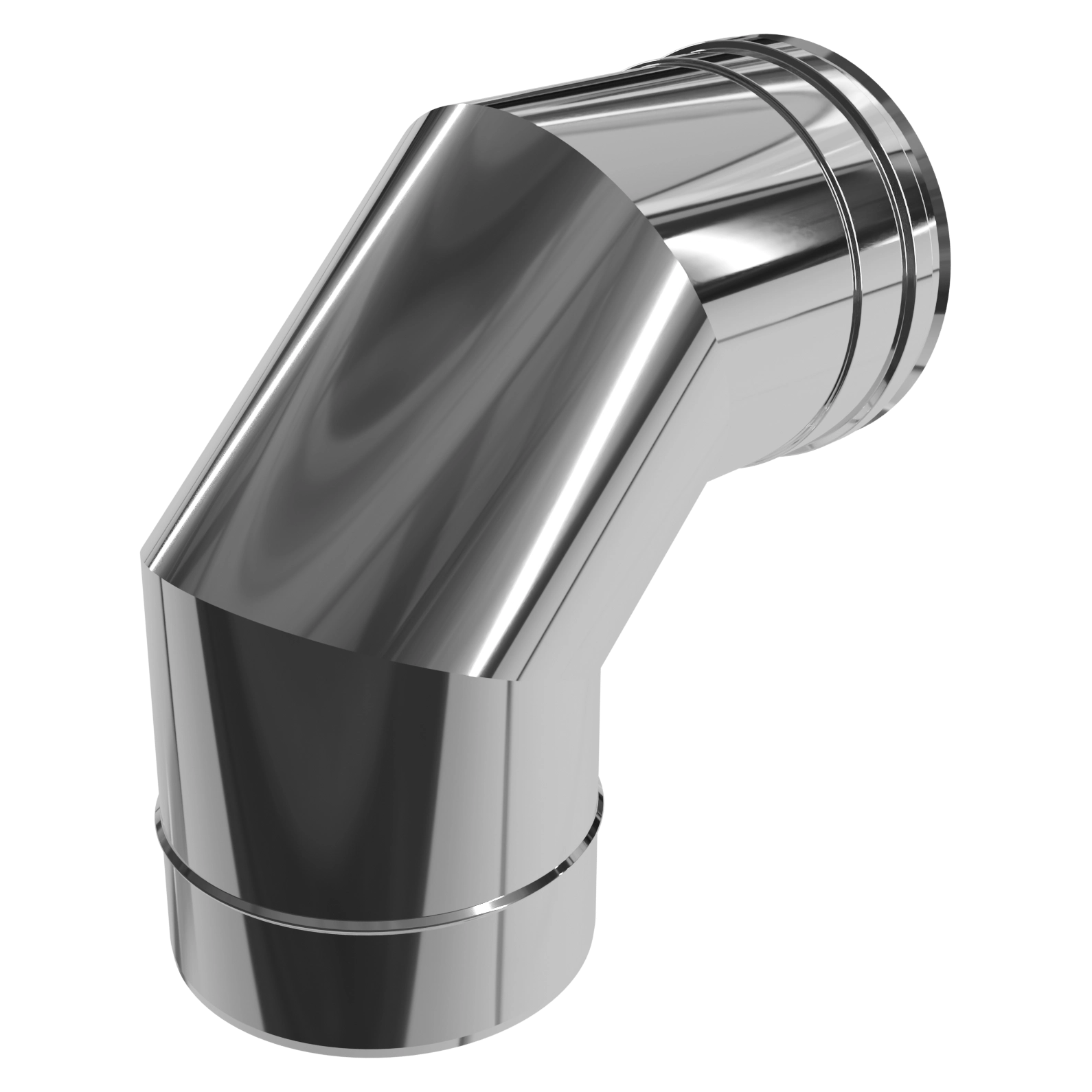 Коліно 90°, нержавіюча сталь Versia-Lux  - фото 3