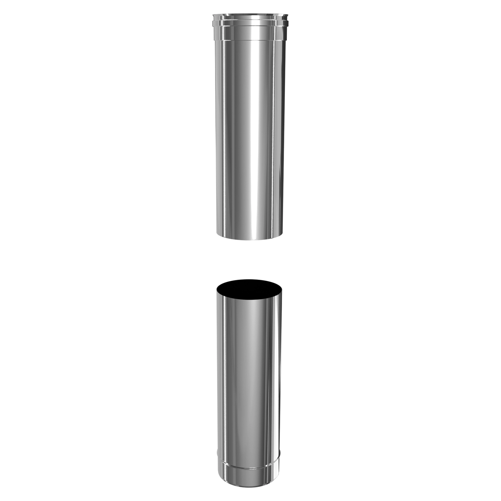 Труба-подовжувач 0.5-1 м, нержавіюча сталь Versia-Lux  - фото 2