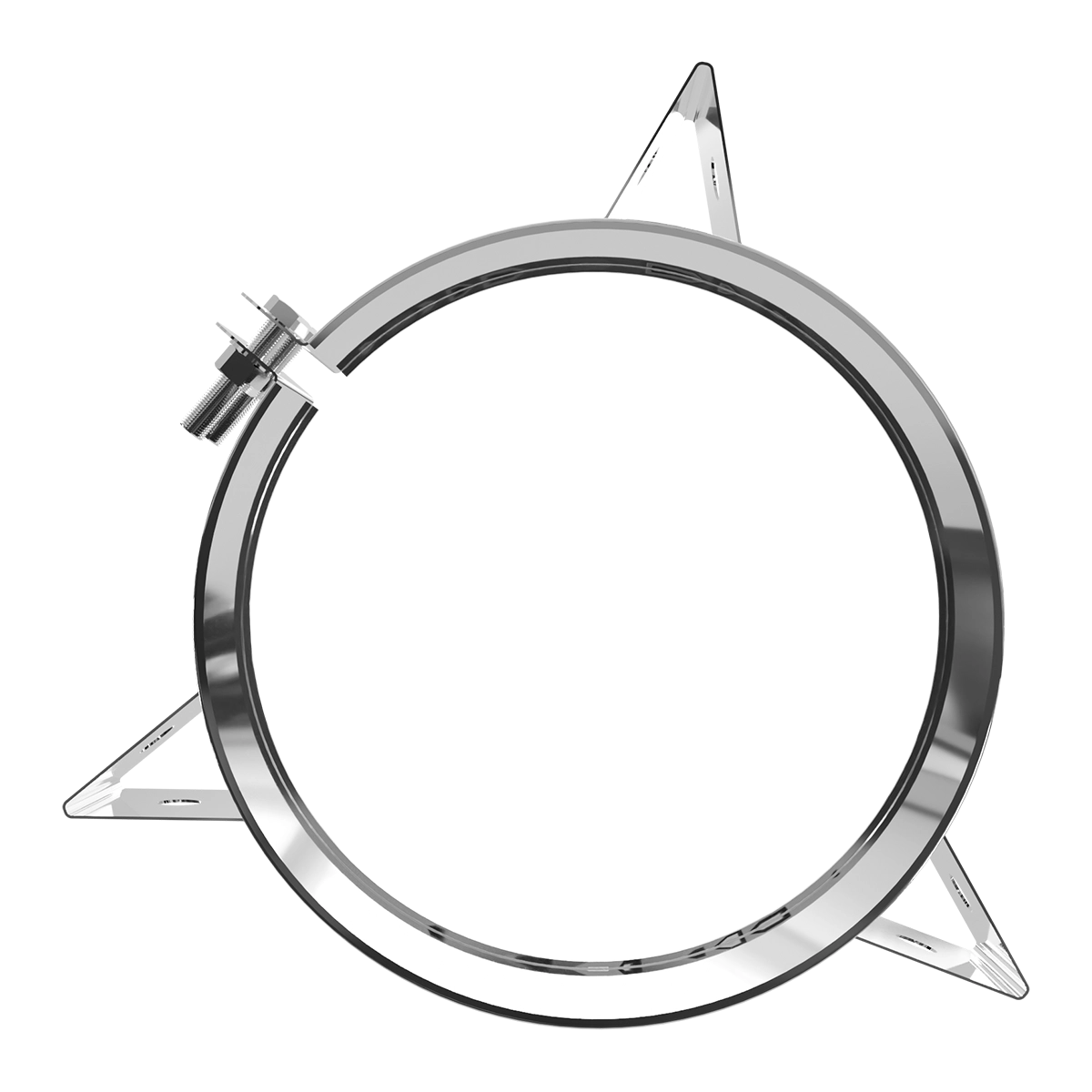 Хомут під розтяжки, нержавіюча сталь Versia-Lux  - фото 2