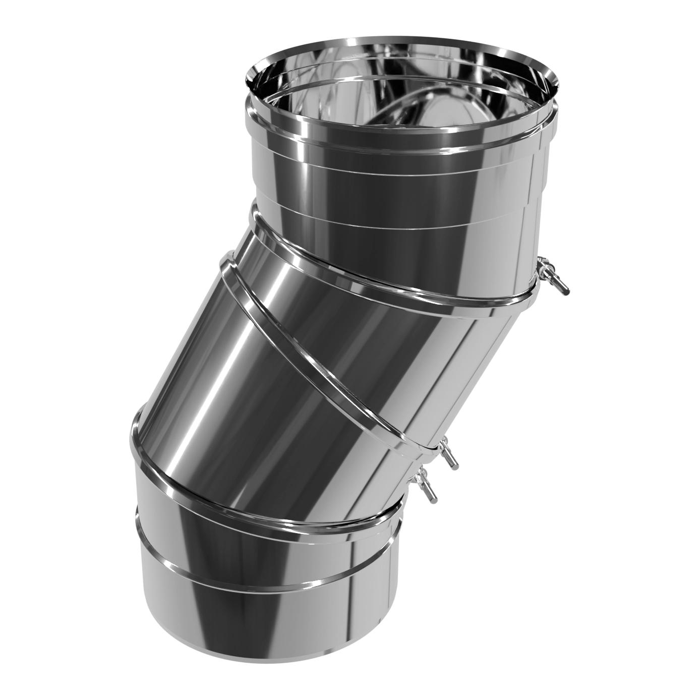 Коліно 0-90°, нержавіюча сталь Versia-Lux  - фото 4