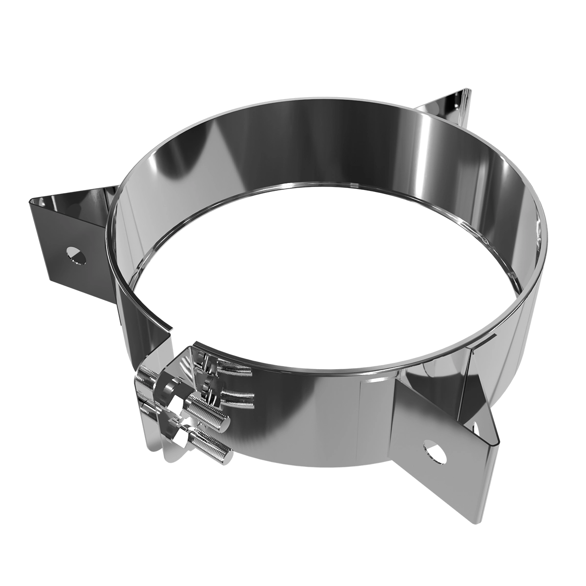 Хомут під розтяжки, нержавіюча сталь Versia-Lux  - фото 3