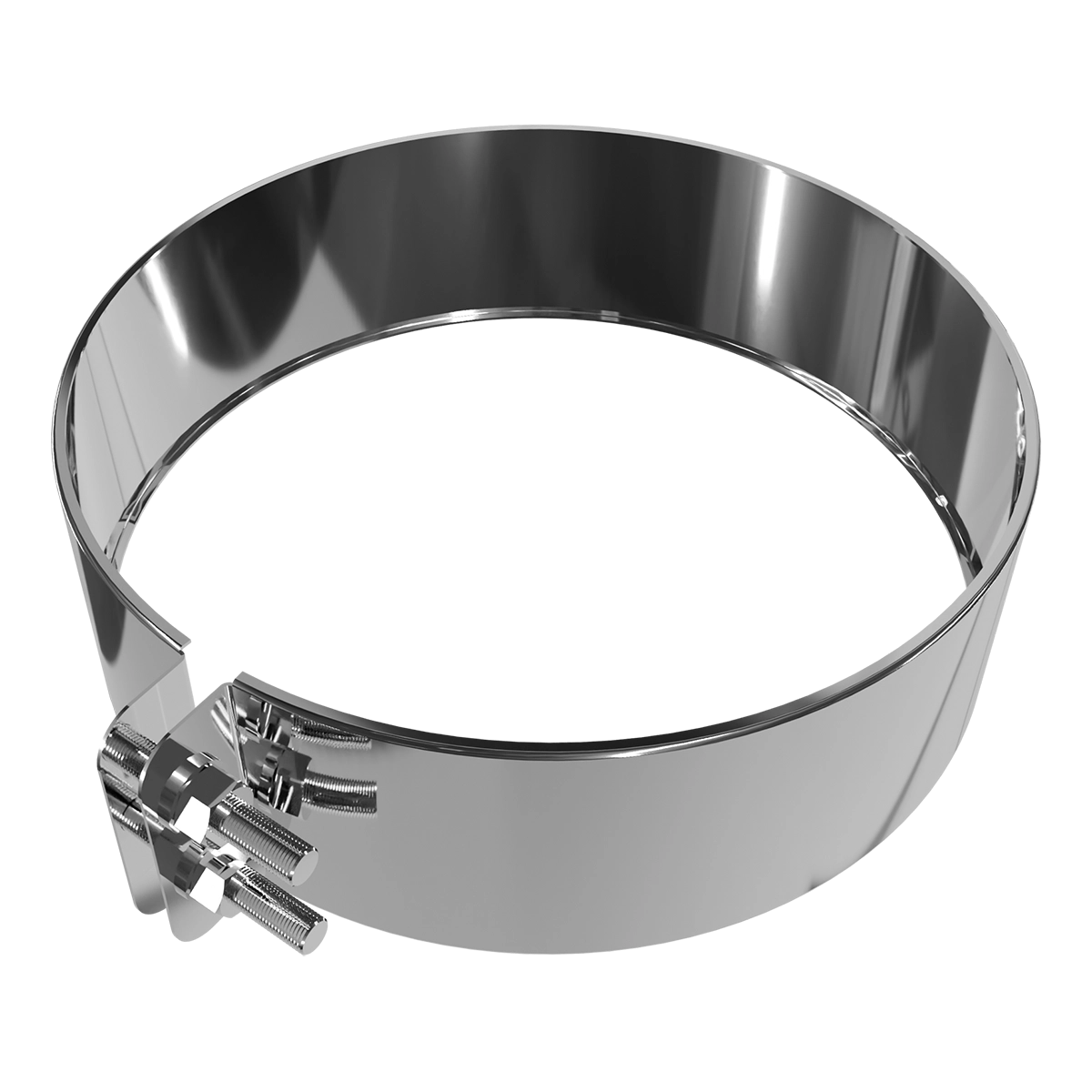 Хомут обжимний, нержавіюча сталь Versia-Lux  - фото 3