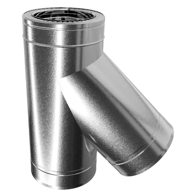 Трійник 45° двостінний