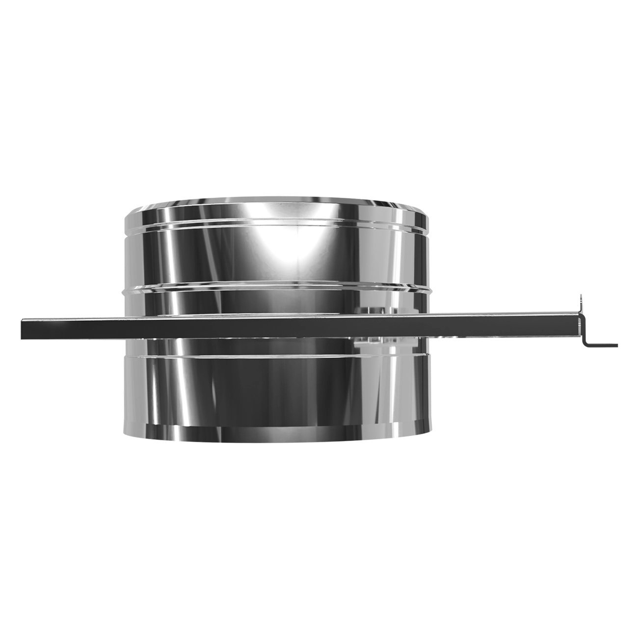 Шибер  двостінний, нержавіюча сталь + нержавіючий кожух Versia-Lux  - фото 2